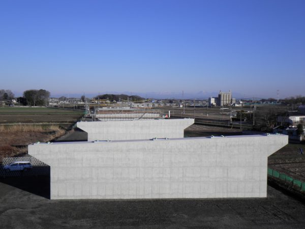 圏央道五霞地区高架橋下部その1工事