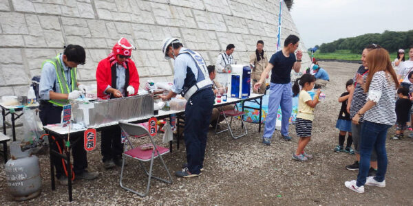 鬼怒川上山川　現場見学会・夕涼み会